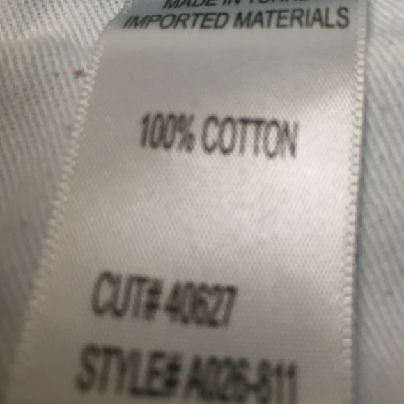 Agolde Distressed Cut Off Jean Shorts Blue 26 Button Fly 100% Cotton Denim - Picture 7 of 8